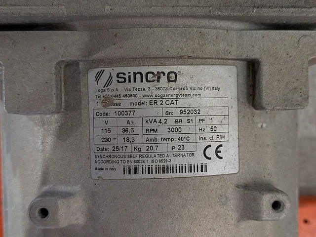 Aggregaat benzine 3,6kva 2x230v ra, e-power, ep4100, 2017 - afbeelding 4 van  9