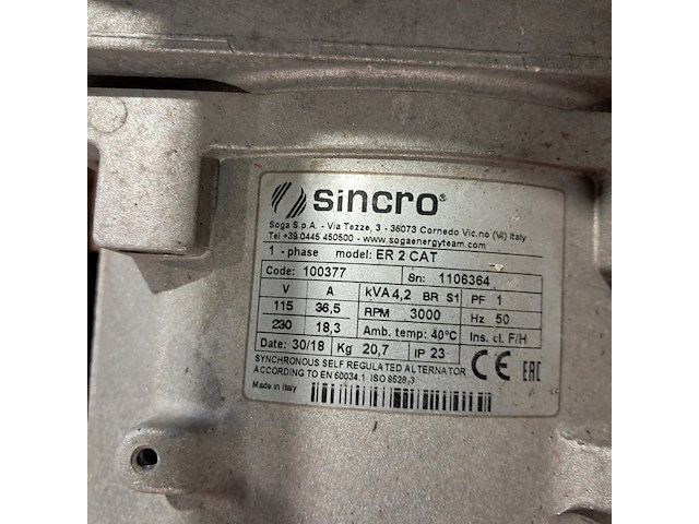 Aggregaat benzine 3,6kva 2x230v ra e-power, ep4100, bouwjaar 2018 - afbeelding 2 van  13