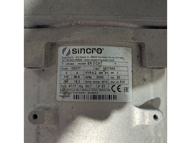 Aggregaat benzine 3,6kva 2x230v ra e-power, ep4100, bouwjaar 2018 - afbeelding 9 van  11