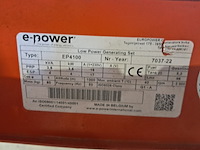 Aggregaat benzine 3,6kva 2x230v ra e-power, ep4100, bouwjaar 2022 - afbeelding 4 van  12