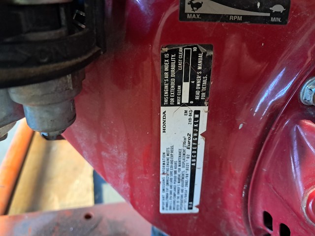 Aggregaat benzine 3,6kva 2x230v ra europower generators, ep4100, bouwjaar 2010 - afbeelding 15 van  16