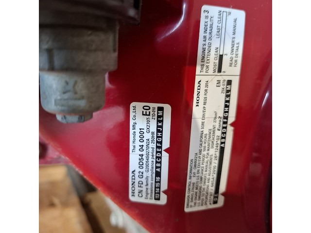 Aggregaat benzine 3,6kva 2x230v ra europower generators, ep4100, bouwjaar 2015 - afbeelding 6 van  8