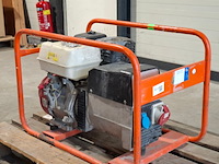 Aggregaat benzine 6,5kva 1x230v pa 1x400v europower generators, ep6500t, bouwjaar 2018 - afbeelding 6 van  12