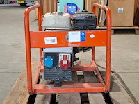 Aggregaat benzine 6,5kva 1x230v pa 1x400v europower generators, ep6500t, bouwjaar 2018 - afbeelding 7 van  12