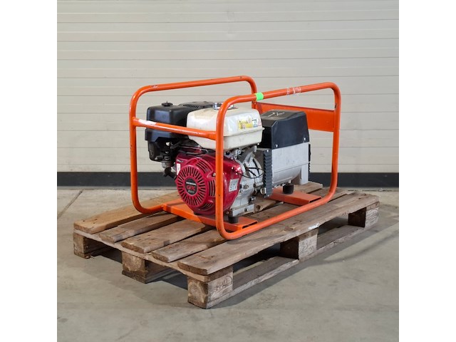 Aggregaat benzine 6,5kva 1x230v ra 1x400v e-power, ep6500t, bouwjaar 2018 - afbeelding 1 van  9