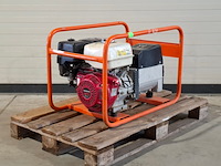 Aggregaat benzine 6,5kva 1x230v ra 1x400v e-power, ep6500t, bouwjaar 2018 - afbeelding 1 van  9
