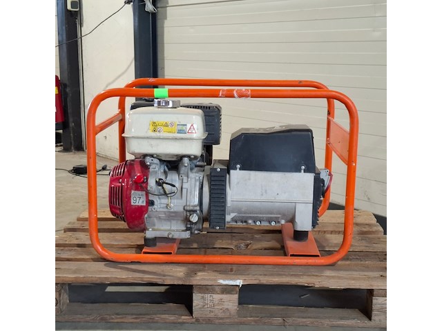 Aggregaat benzine 6,5kva 1x230v ra 1x400v e-power, ep6500t, bouwjaar 2018 - afbeelding 4 van  9