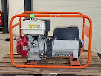 Aggregaat benzine 6,5kva 1x230v ra 1x400v e-power, ep6500t, bouwjaar 2018 - afbeelding 4 van  9