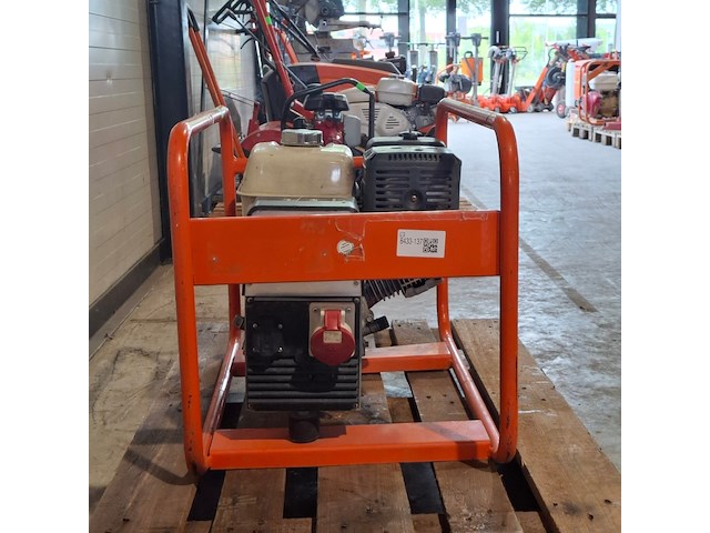 Aggregaat benzine 6,5kva 1x230v ra 1x400v e-power, ep6500t, bouwjaar 2018 - afbeelding 7 van  9
