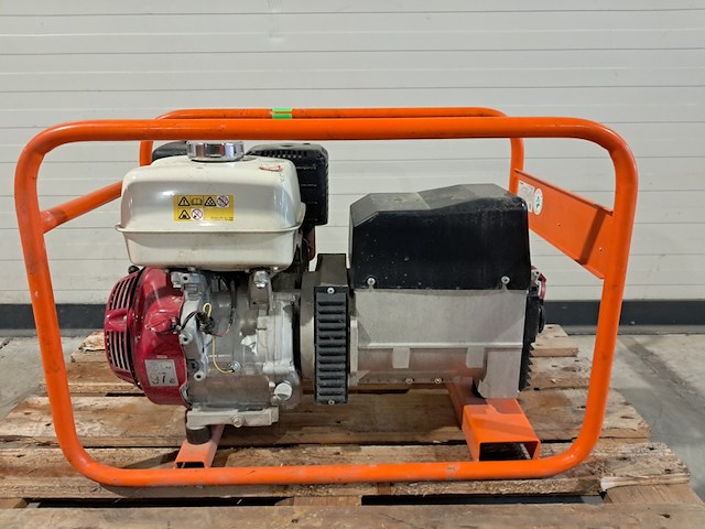 Aggregaat benzine 6,5kva 1x230v ra 1x400v e-power, ep6500t, bouwjaar 2024 - afbeelding 1 van  8