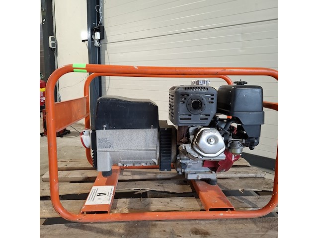 Aggregaat benzine 6,5kva 1x230v ra 1x400v europower generators, ep6500t, bouwjaar 2018 - afbeelding 2 van  8