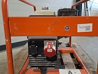 Aggregaat benzine 6,5kva 1x230v ra 1x400v europower generators, ep6500t, bouwjaar 2018 - afbeelding 3 van  8