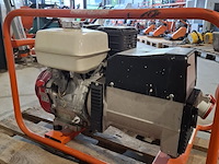 Aggregaat benzine 6,5kva 1x230v ra 1x400v europower generators, ep6500t, bouwjaar 2018 - afbeelding 4 van  8