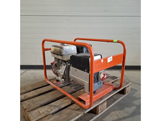 Aggregaat benzine 6,5kva 1x230v ra 1x400v europower generators, ep6500t, bouwjaar 2022 - afbeelding 1 van  7