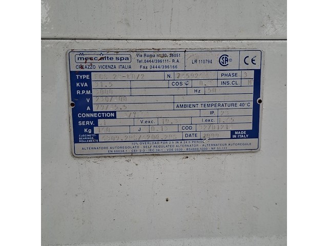 Aggregaat, electro diesel, gamme gtf, 2001 - afbeelding 11 van  27