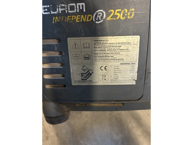 Aggregaat eurom, independ 2500 - afbeelding 5 van  5