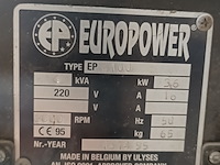 Aggregaat, europower, ep4100 honda gx270 9.0hp motor, 1995 - afbeelding 2 van  10