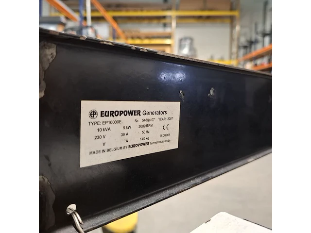 Aggregaat, europower generators, ep10000e, 2007 - afbeelding 5 van  13
