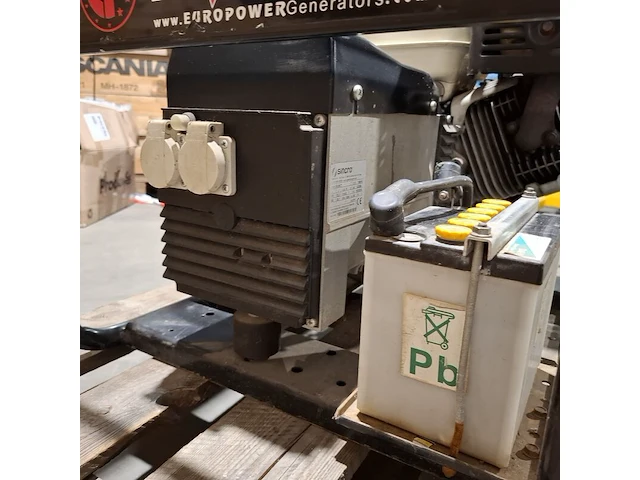 Aggregaat, europower generators, ep6000e, 2014 - afbeelding 3 van  13