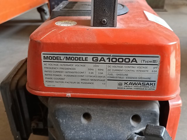 Aggregaat, kawasaki, ga1000a - afbeelding 3 van  6