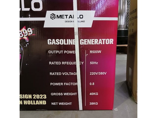 Aggregaat metallo, 8500w, rood, 2023 - afbeelding 5 van  5