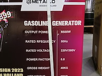 Aggregaat metallo, 8500w, rood, 2023 - afbeelding 5 van  5