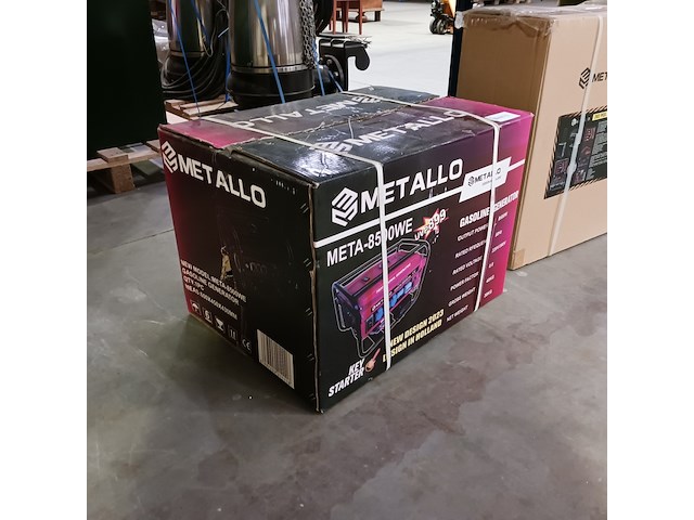 Aggregaat metallo, 8500w, rood, 2023 - afbeelding 3 van  7