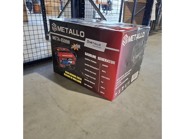 Aggregaat metallo, 8500w, rood, 2023 - afbeelding 7 van  7