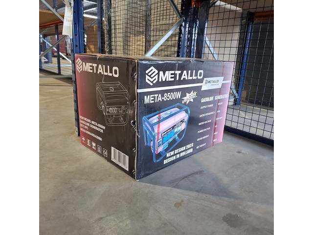 Aggregaat metallo, 8500w, rood, 2023 - afbeelding 6 van  7