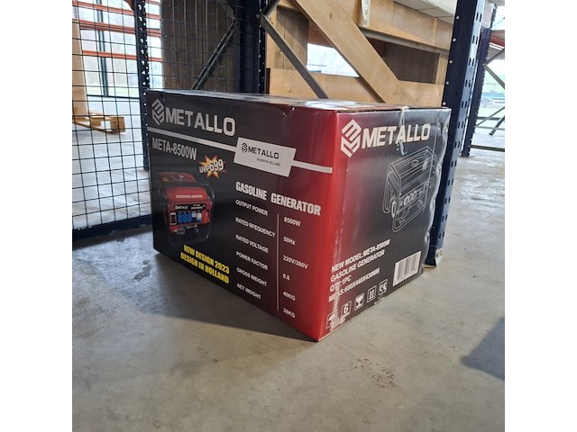 Aggregaat metallo, 8500w, rood, 2023 - afbeelding 7 van  7