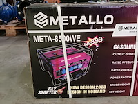 Aggregaat, metallo, 8500w, rood, 2023 - afbeelding 4 van  5