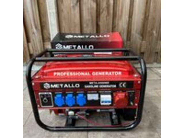 Aggregaat, metallo, 8500w, rood, 2023 - afbeelding 1 van  5