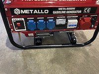 Aggregaat, metallo, meta-8500w, rood - afbeelding 1 van  3