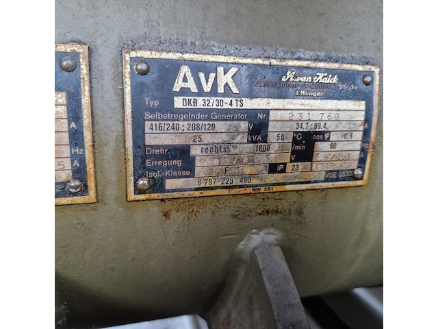 Aggregaat, mobiel, bosch-eiseman, ddod25 20kw, 1979 - afbeelding 29 van  42