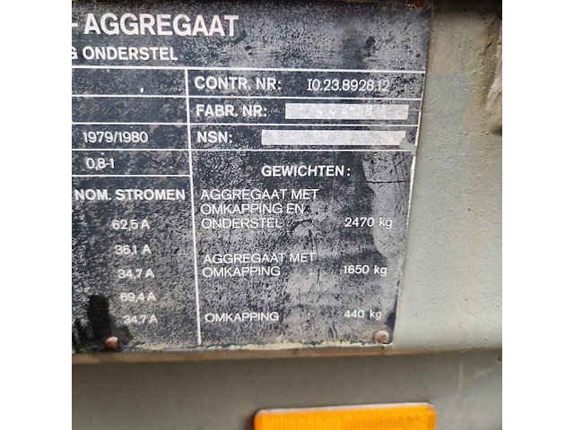 Aggregaat, mobiel, bosch-eiseman, ddod25 20kw, 1979 - afbeelding 41 van  42