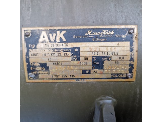 Aggregaat, mobiel, bosch-eiseman, ddod25 20kw, 1980 - afbeelding 24 van  88