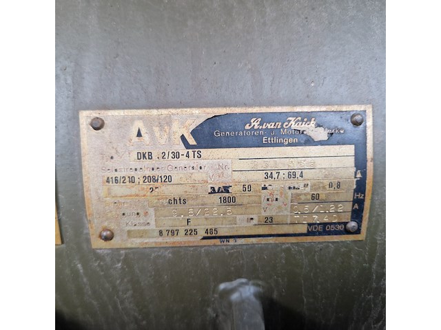 Aggregaat, mobiel, bosch-eiseman, ddod25 20kw, 1980 - afbeelding 25 van  88