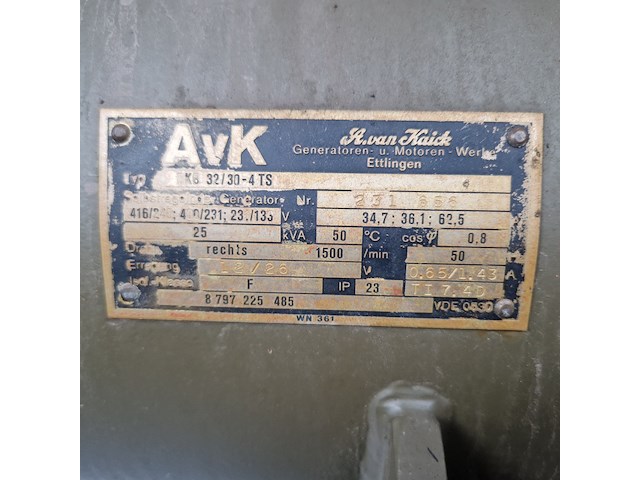 Aggregaat, mobiel, bosch-eiseman, ddod25 20kw, 1980 - afbeelding 53 van  88