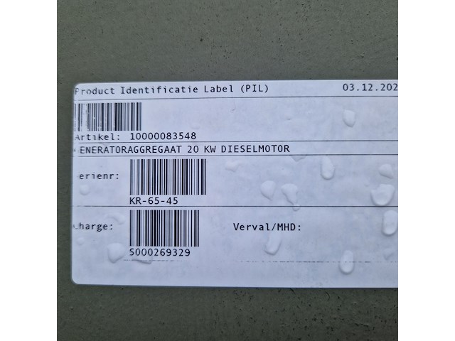 Aggregaat, mobiel, bosch-eiseman, ddod25 20kw, 1980 - afbeelding 79 van  88