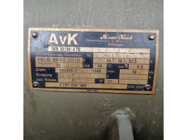 Aggregaat, mobiel, bosch-eisemann, ddod25, 1979 - afbeelding 57 van  76