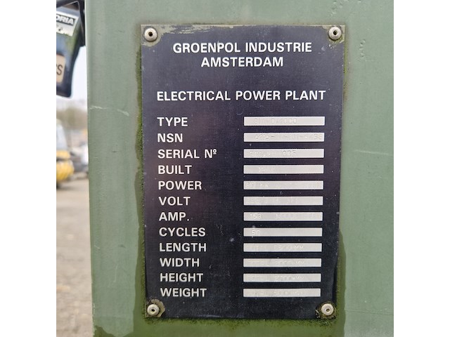 Aggregaat, mobiel, dynaf / groenpol, gia-da/1000, 1988 - afbeelding 4 van  71