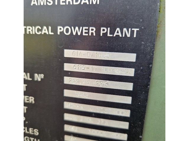 Aggregaat, mobiel, dynaf / groenpol, gia-da/1000, 1988 - afbeelding 5 van  71