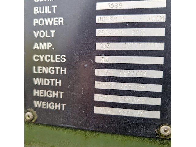 Aggregaat, mobiel, dynaf / groenpol, gia-da/1000, 1988 - afbeelding 7 van  71