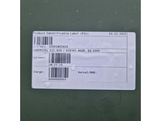 Aggregaat, mobiel, dynaf / groenpol, gia-da/1000, 1988 - afbeelding 56 van  71