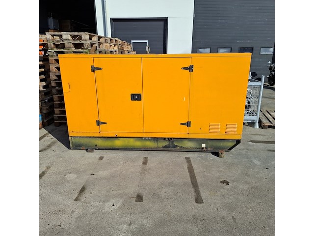Aggregaat, sdmo, js80 - 80 kva, geel, 1999 - afbeelding 1 van  18
