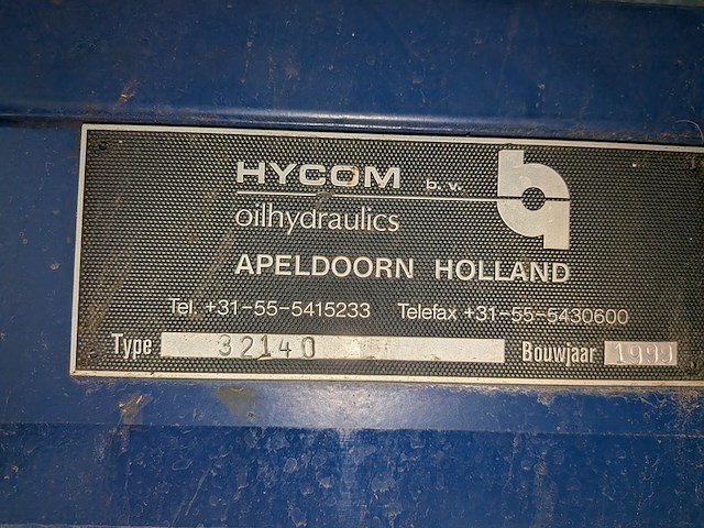 Aggregaat voor hydraulische pompen in container, 1999 - afbeelding 21 van  32