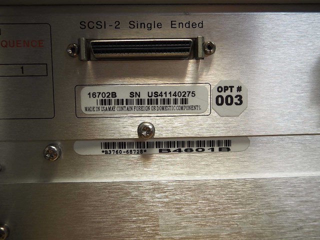 Agilent - 16702b - logic analysis system - afbeelding 8 van  9
