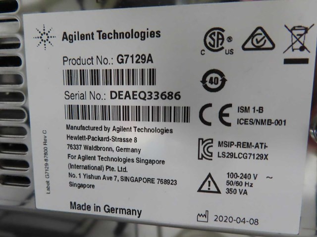Agilent - 2020 - 1260 infinity ii - lc systeem - afbeelding 20 van  26