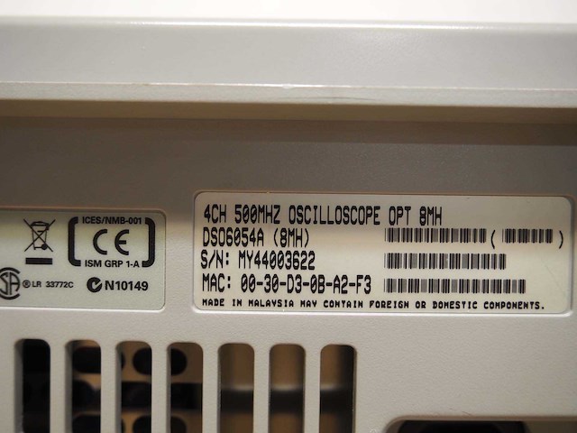 Agilent - dso6054a - oscilloscope - afbeelding 7 van  7