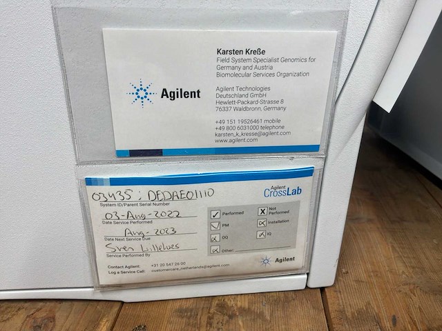 Agilent 2100 bioanalyzer - afbeelding 9 van  10